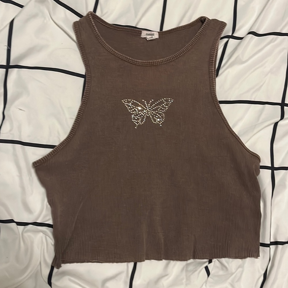 Y2k brown tank